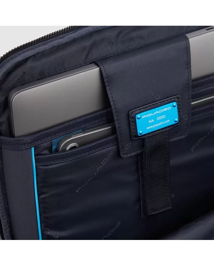 Piquadro Zaino porta pc con cavo antifurto Blue square B2V Nero