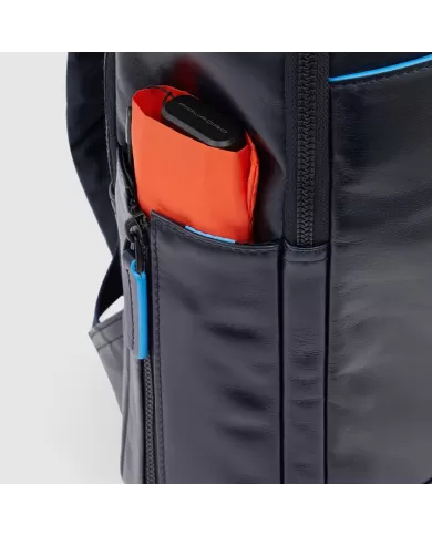 Piquadro Zaino porta pc con cavo antifurto Blue square B2V Nero