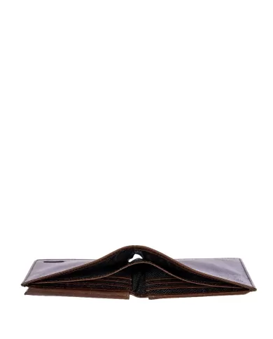 Bric's Portafoglio piccolo cuoio Monte Rosa Testa moro