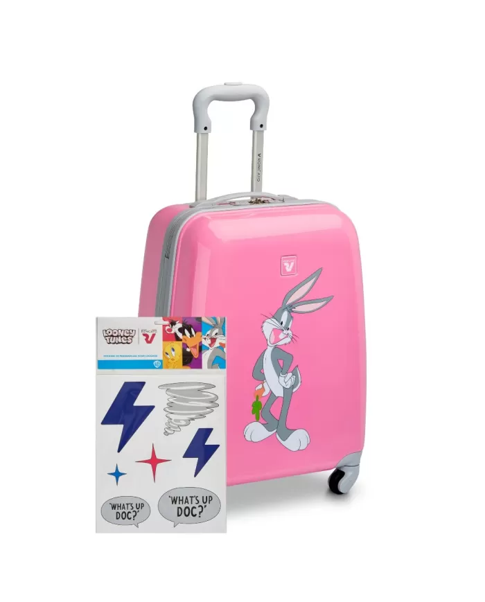 Roncato Trolley cabina Junior Bugs Bunny Rosa