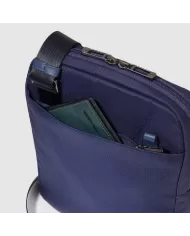 Piquadro Borsa uomo tessuto riciclato Nevet Blu