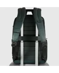 Piquadro Zaino in pelle con porta pc 15,6" Liko Verde