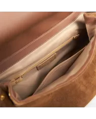 Gianni Chiarini Borsa grande scamosciata Pilar Cognac