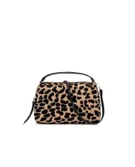 Gianni Chiarini Borsa in pelle cavallino animalier "Alifa" Maculato/Nero