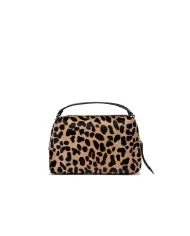 Gianni Chiarini Borsa in pelle cavallino animalier "Alifa" Maculato/Nero