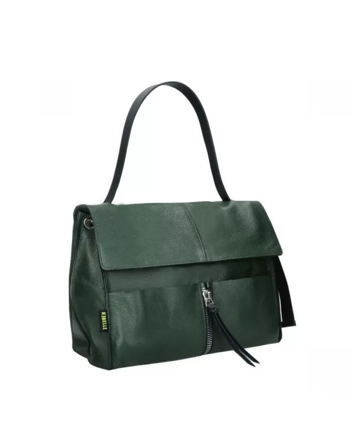 REBELLE Borsa a tracolla in pelle Clio Verde