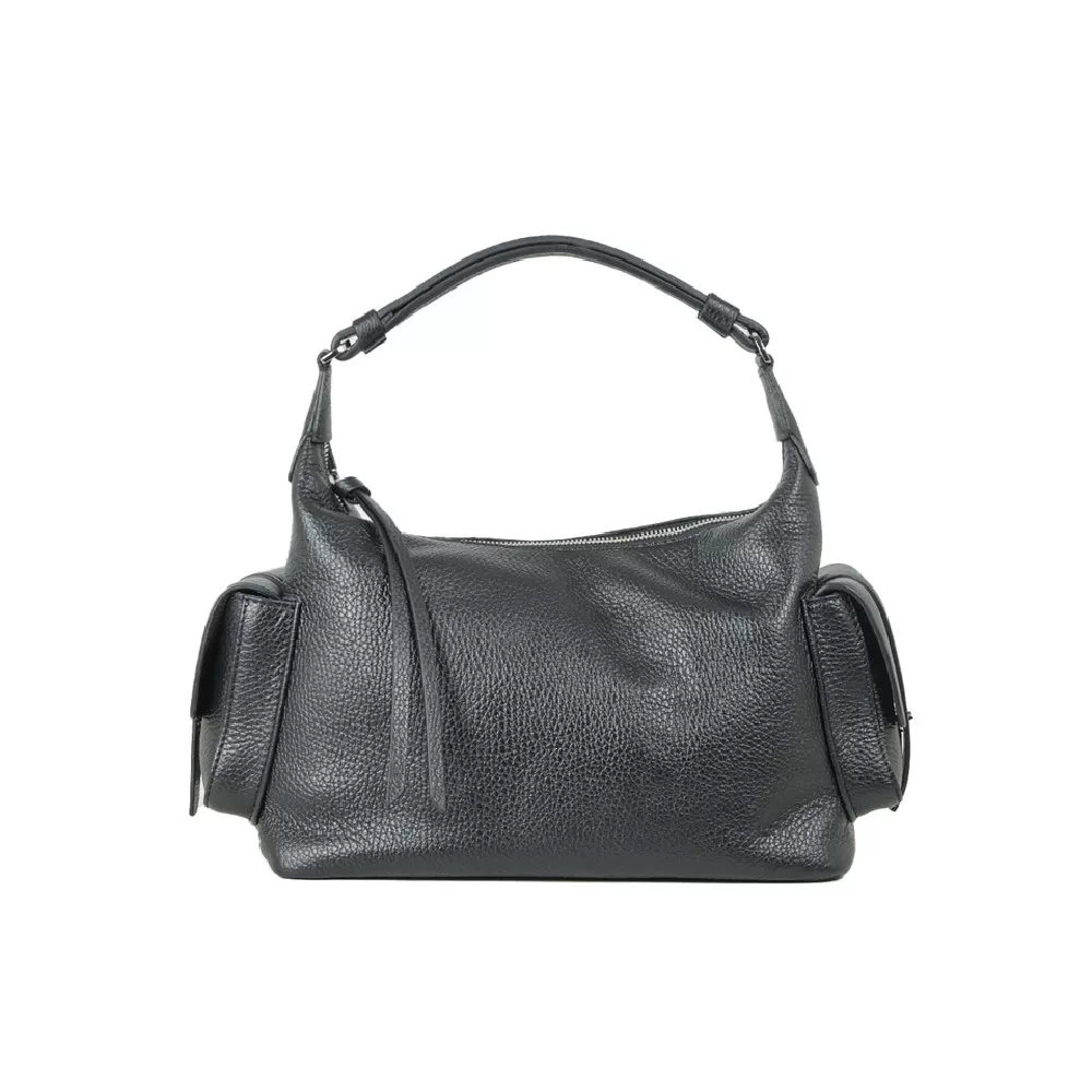 Loristella Borsa in pelle Viola Nero - Foto 2 di 5