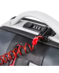 Piquadro Zaino porta pc 15,6" pelle con placca USB Nero