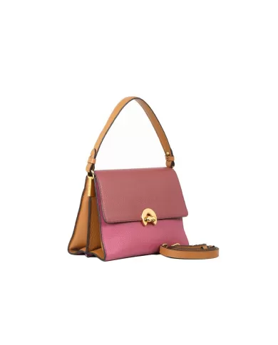 Coccinelle Borsa in pelle Binxie tricolor Bordeaux/Multicolor