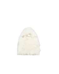 Atelier du Sac Borsa eco pelliccia Annie Fluffy Bianco