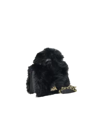 Atelier du Sac Borsa eco pelliccia Annie Fluffy Nero