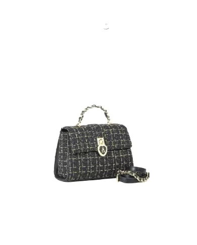 Atelier du Sac Borsa tweed Pearlie Vivien Nero