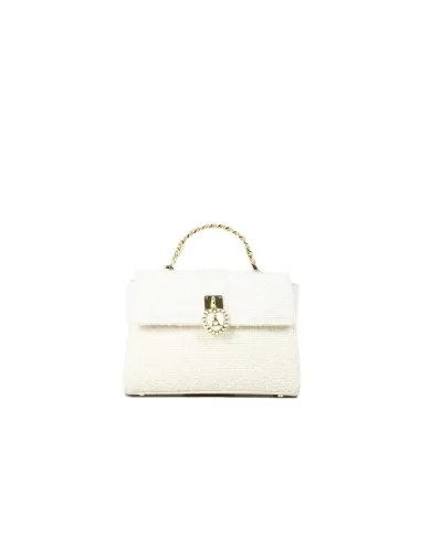 Atelier du Sac Borsa tweed Pearlie Vivien Bianco