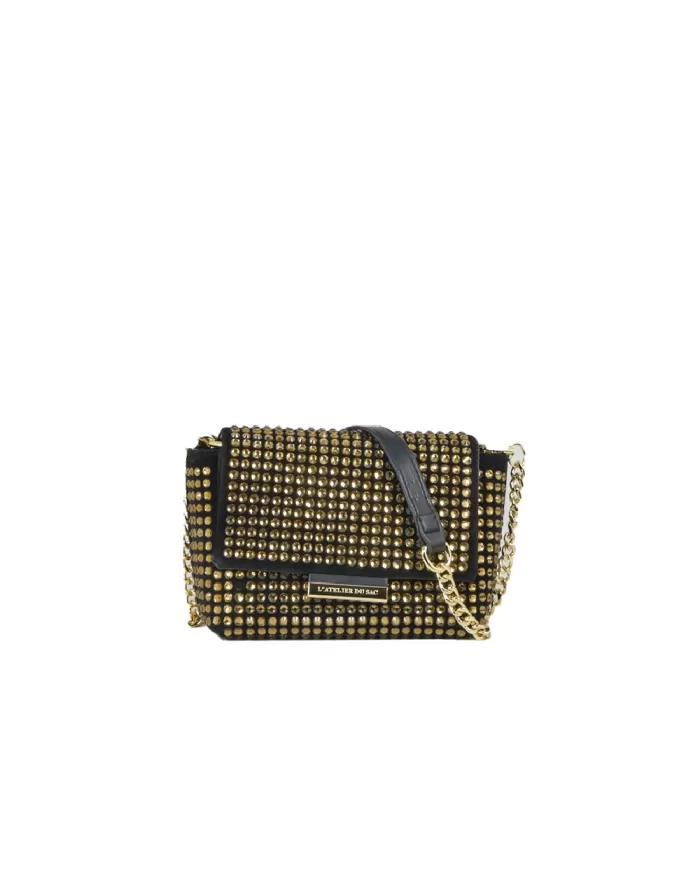 Atelier du Sac Mini bag Doriane Nero/Oro