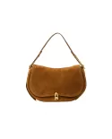 Coccinelle Borsa Magie Suede bimaterial medium Cuoio