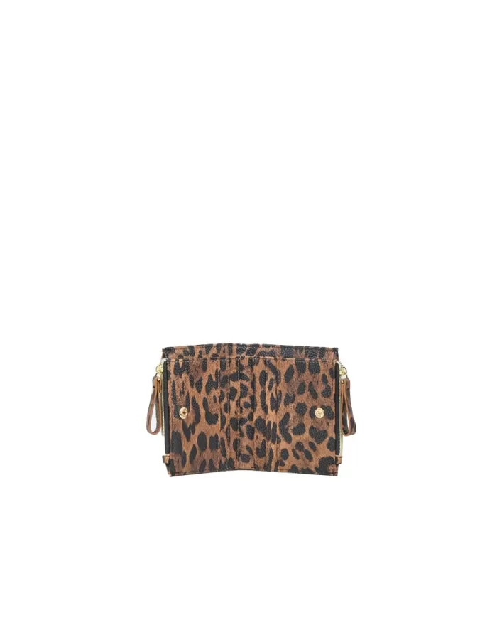 Atelier du Sac Portafoglio Ivy animalier Maculato