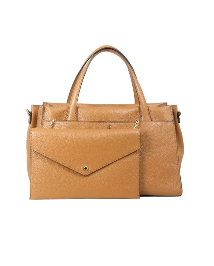 Loristella Borsa Muriel con pochette Cuoio