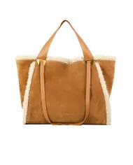 Coccinelle Borsa Oliver eco shearling Naturale