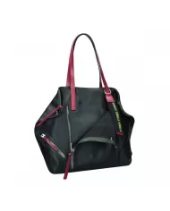 REBELLE Borsa in pelle Gianna Nero/Rosso