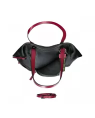 REBELLE Borsa in pelle Gianna Nero/Rosso