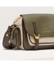 Coccinelle Borsa Campus tricolor small Verde/Multicolor