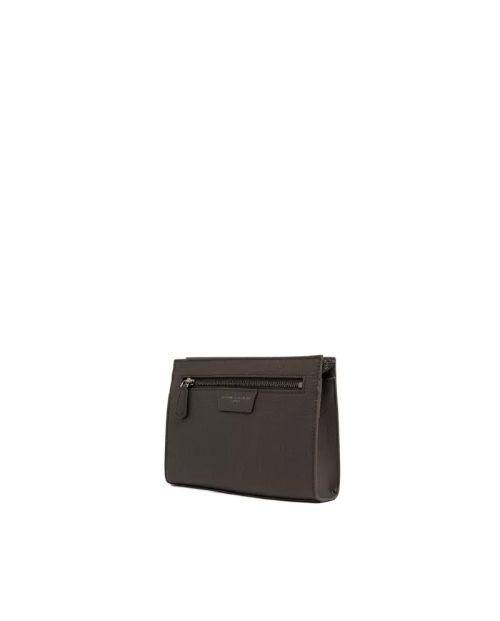 Gianni Chiarini Pochette piccola in pelle Florence Testa moro