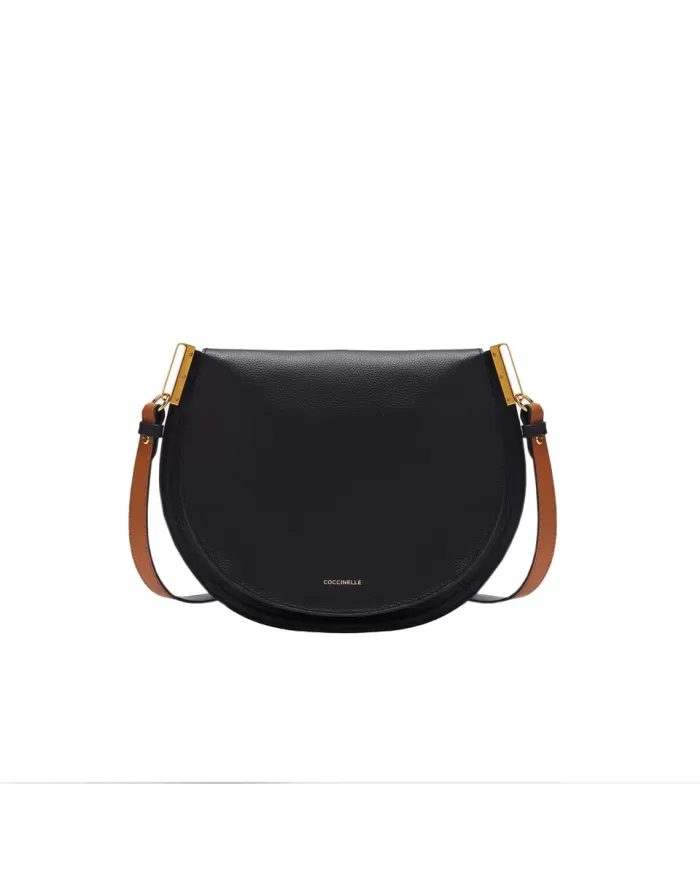 Coccinelle Borsa Sunup medium Nero/Cuoio