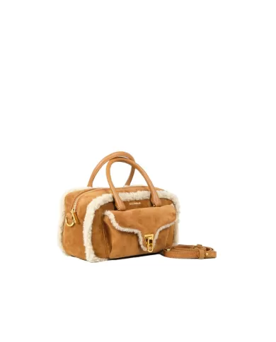 Coccinelle Borsa Beat eco shearling Naturale