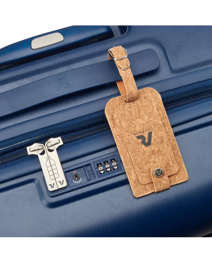 Roncato Trolley grande ruote removibili Relife Blu