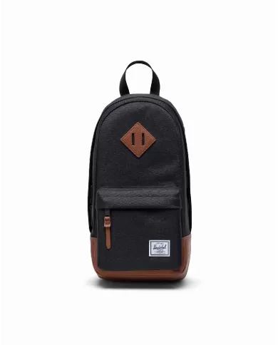 Herschel Monospalla in tessuto Heritage Nero