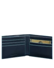 Piquadro Portafoglio piccolo per uomo in pelle, Piquadro "Blue square"