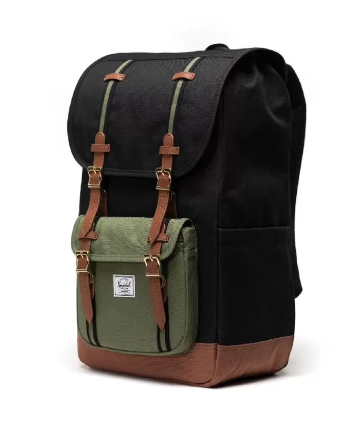 Herschel Zaino grande Little America Verde