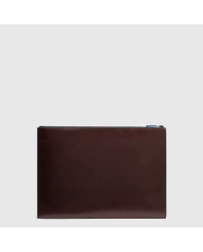 Piquadro Pochette grande porta tablet 12,9 Blue Square Mogano