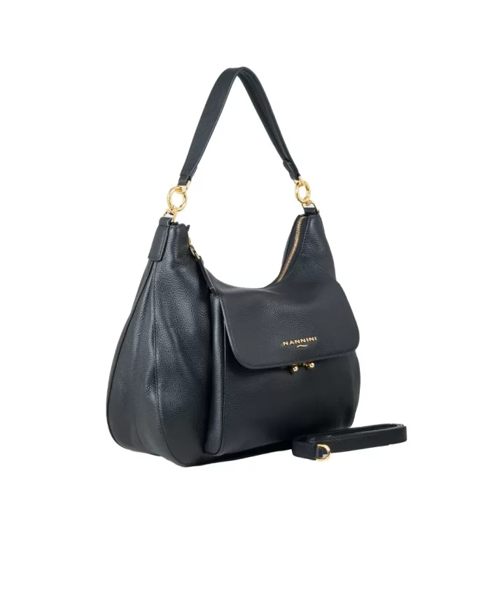 Nannini Borsa in pelle Tecla Nero