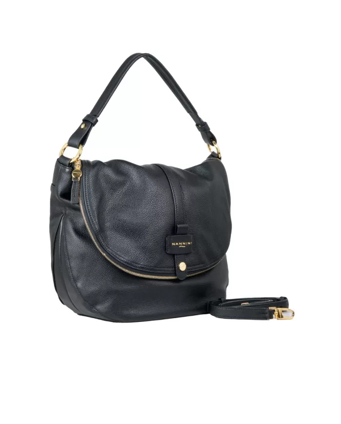 Nannini Borsa in pelle Penelope Nero