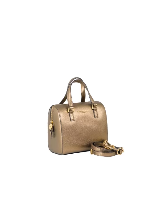 Nannini Borsa piccola in pelle Flora Bronzo