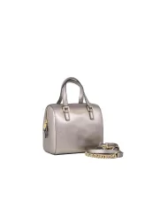 Nannini Borsa piccola in pelle Flora Grigio