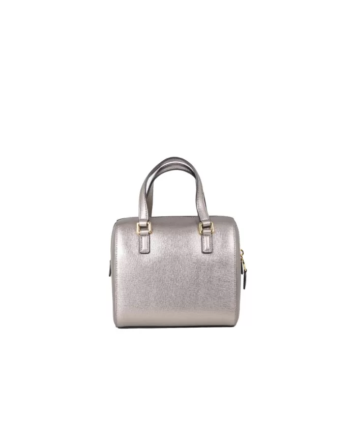 Nannini Borsa piccola in pelle Flora Grigio