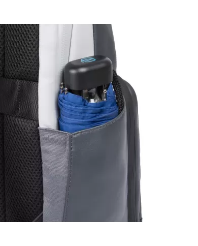 Piquadro Zaino porta pc 14" pelle Grigio/Nero