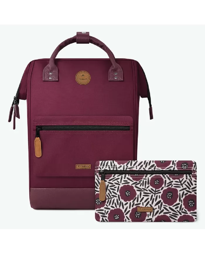 CABAIA Zaino large Nice Bordeaux