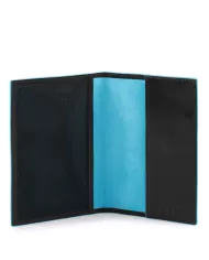 Piquadro Porta passaporto in pelle Blue Square. Nero