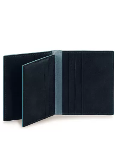 Piquadro Portafoglio piccolo in pelle Blue square