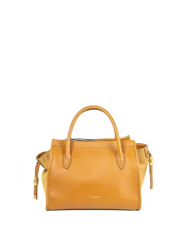 Gianni Chiarini Borsa Demi in pelle e camoscio Cuoio