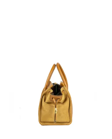 Gianni Chiarini Borsa Demi in pelle e camoscio Cuoio