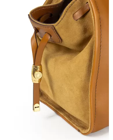 Gianni Chiarini Borsa Demi in pelle e camoscio Cuoio
