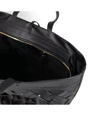 Gianni Chiarini Borsa in pelle intrecciata Nur Nero