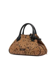 Gianni Chiarini Borsa Judy in pelle cavallino Cuoio/Nero