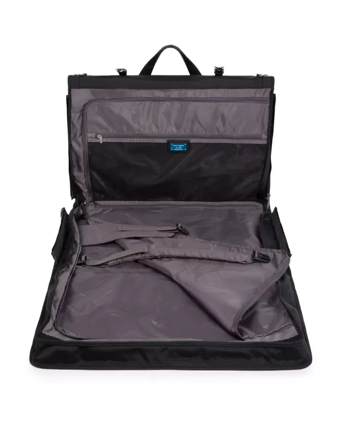 Piquadro Portabiti cabina con tasca per camicie Nero