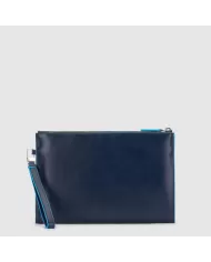 Piquadro Pochette uomo in pelle Blu