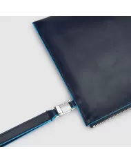 Piquadro Pochette uomo in pelle Blu